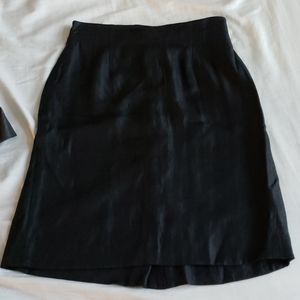 Black pencil skirt